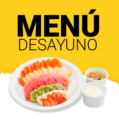 Menú Desayunos
